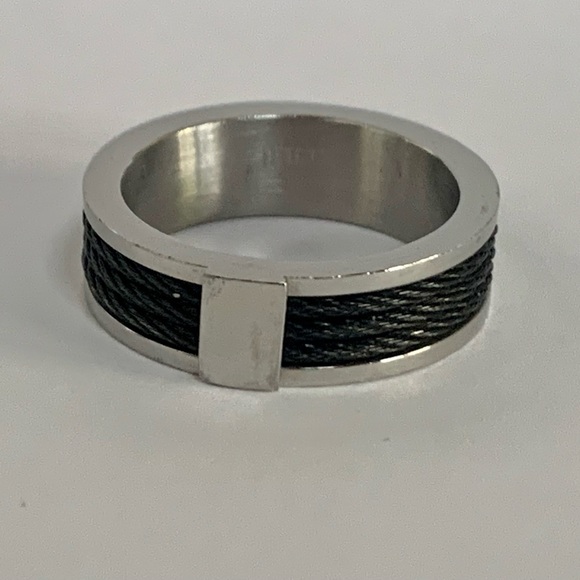 INOX PVC Cable Men’s ring size 12 ss - Picture 3 of 5